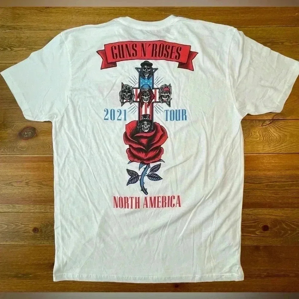 Guns N Roses GnR | Official Tour T Shirt | White XL